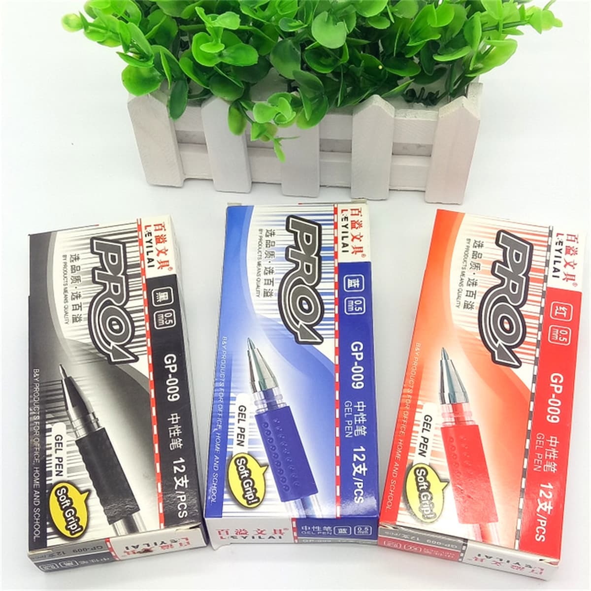 009 Гелевая ручка оптом Канцелярские товары 0,5 Ручка с подписью Углеродная черная Водяная ручка Южная Корея Креативные...