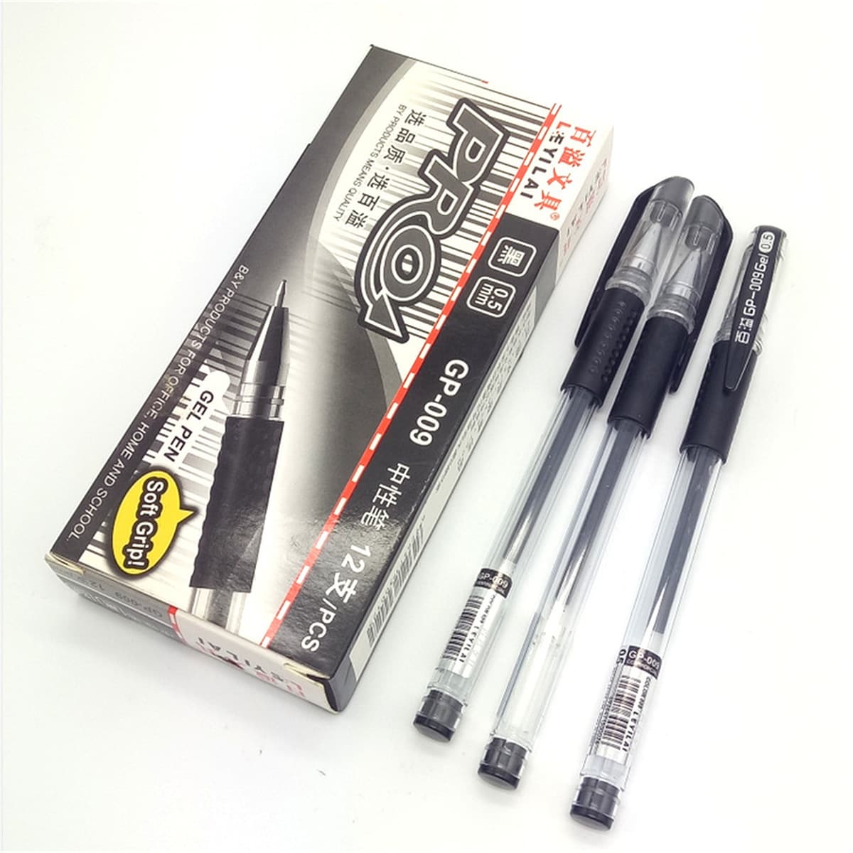 009 Гелевая ручка оптом Канцелярские товары 0,5 Ручка с подписью Углеродная черная Водяная ручка Южная Корея Креативные...