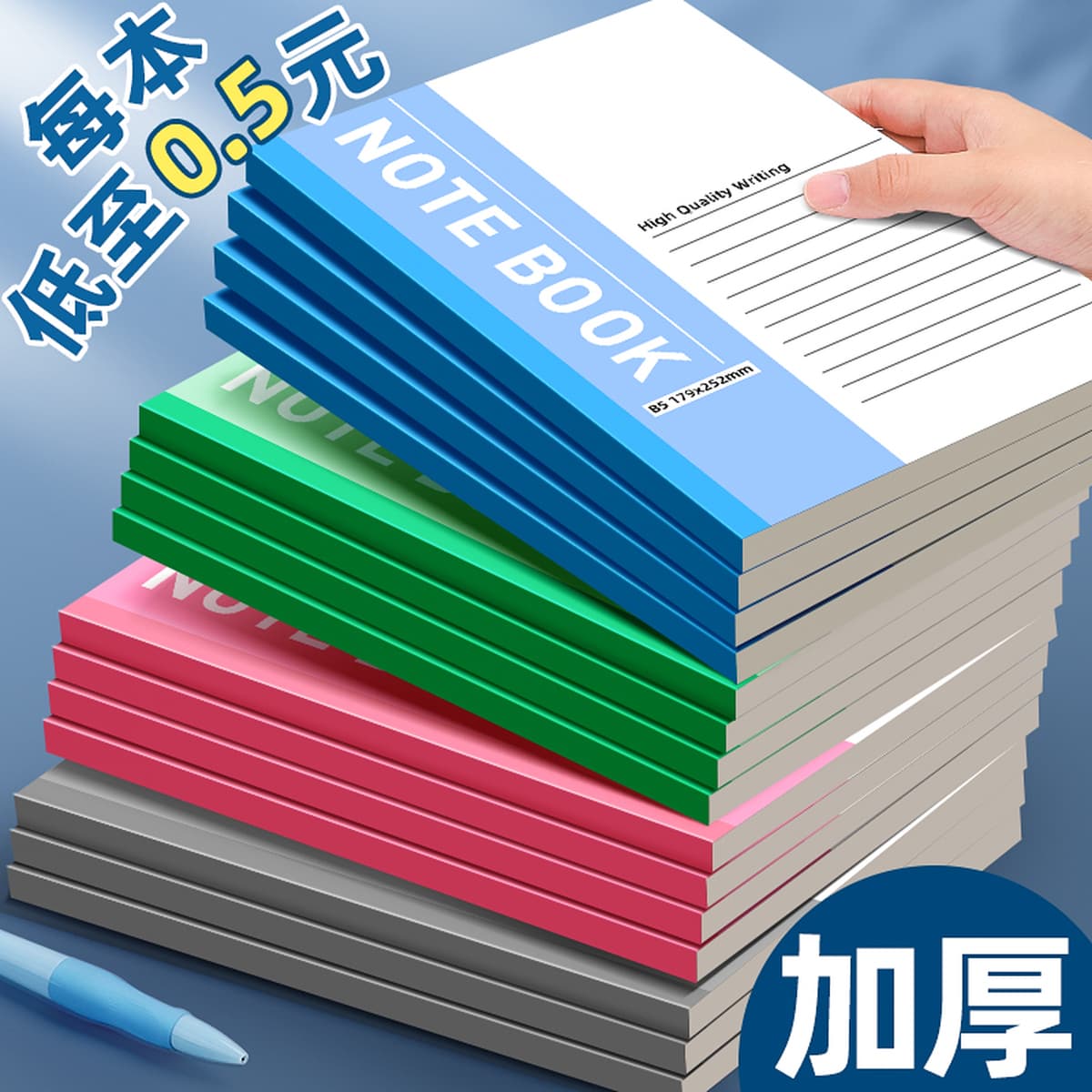 Блокнот для ноутбука, простой блокнот для школьников младших классов, специальные канцелярские принадлежности, студенческий...