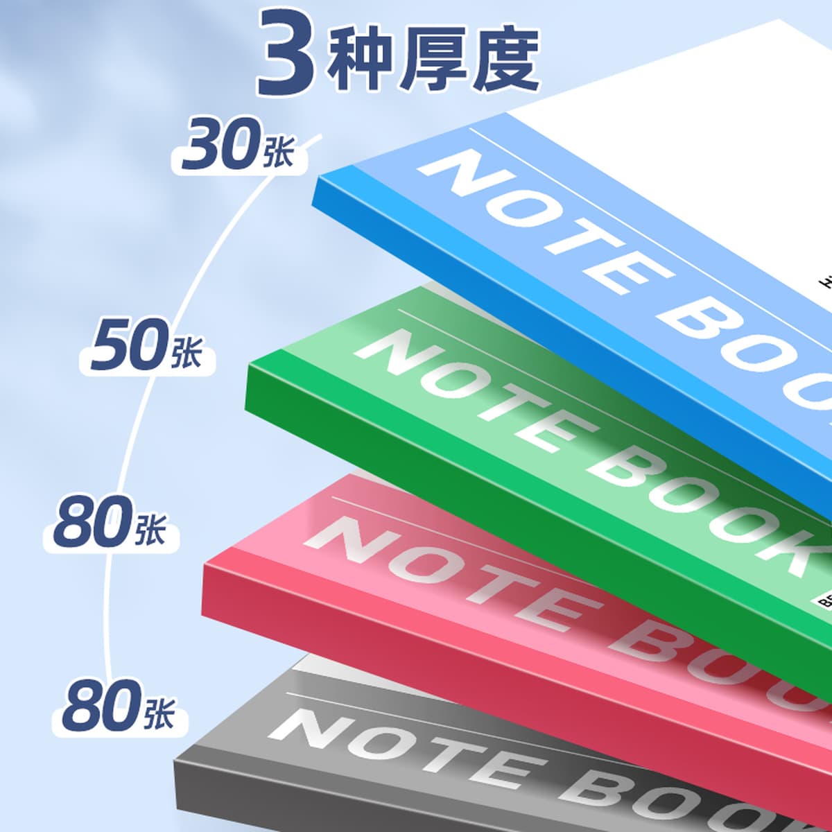 Блокнот для ноутбука, простой блокнот для школьников младших классов, специальные канцелярские принадлежности, студенческий...